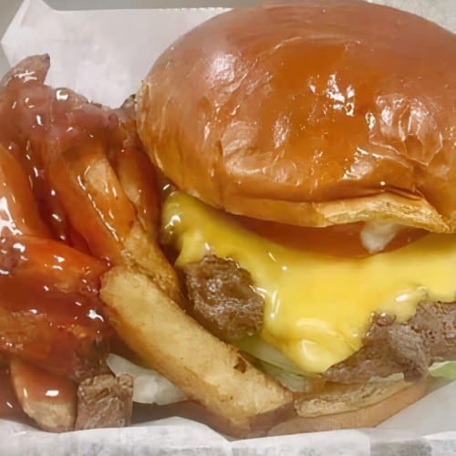 Double Bacon Cheeseburger.