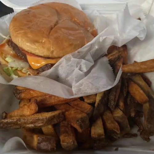 Nephew's Banging Burger.