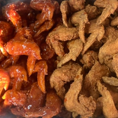 25 Chicken Wings.