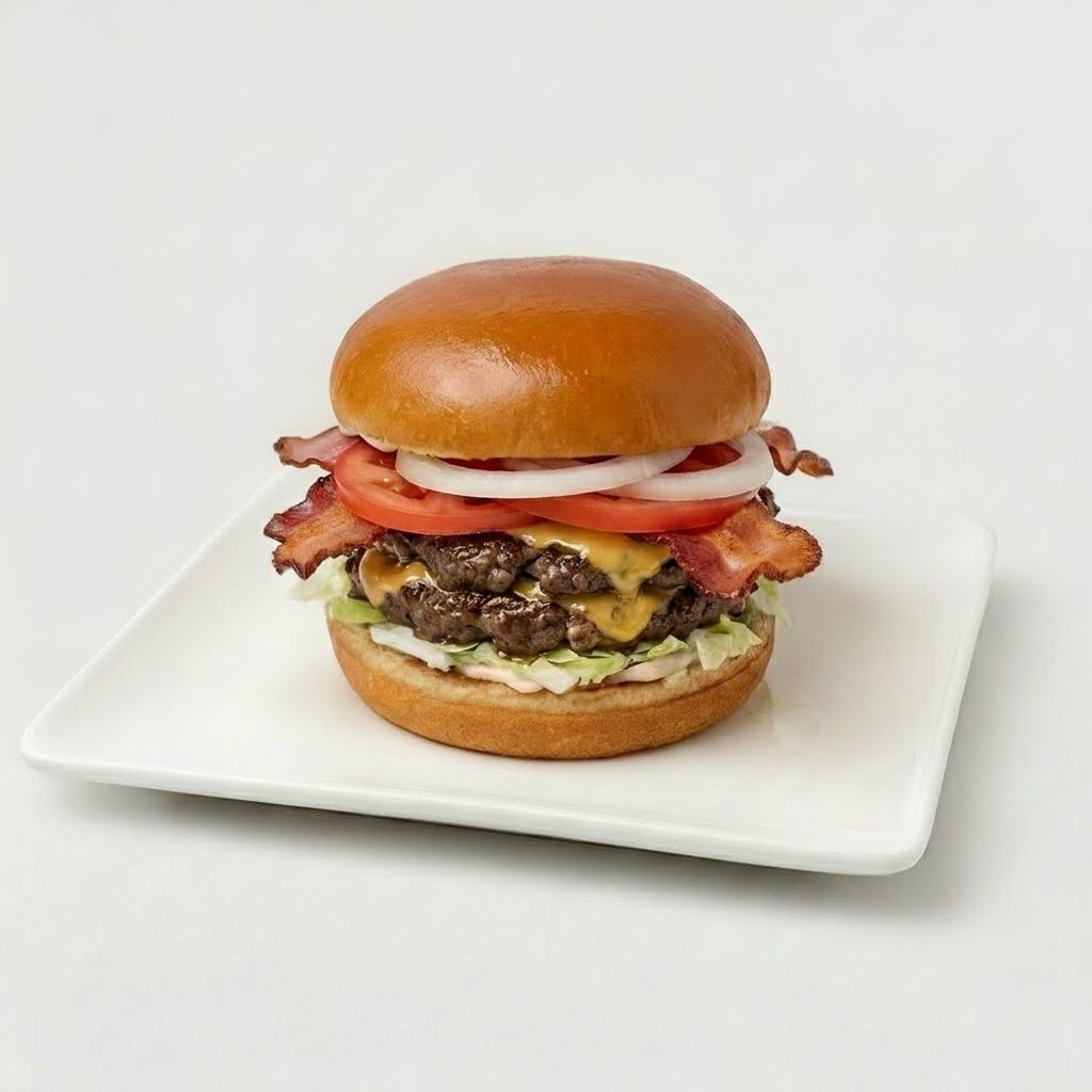 Double Bacon Cheeseburger.