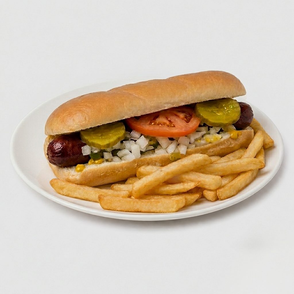 Polish W/Fries.